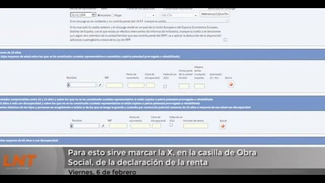 Para esto sirve marcar la X, en la casilla de Obra Social, de la ...