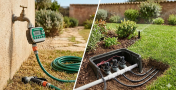 Cómo pasar de un programador de grifo a un sistema de riego profesional con electroválvulas Cómo pasar de un programador de grifo a un sistema de riego profesional con electroválvulas