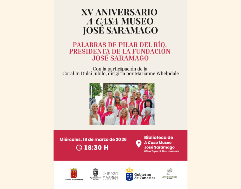 El acto conmemorativo contará con la intervención de Pilar del Río y tendrá lugar el 18 de marzo en la biblioteca del centro cultural de Tías