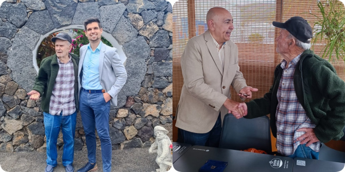 El Gabinete Numismático de Canarias reconoce la labor de Feliciano Luzardo Viñoly, protagonista del hallazgo de un conjunto de monedas en 1963 El Gabinete Numismático de Canarias reconoce la labor de Feliciano Luzardo Viñoly, protagonista del hallazgo de un conjunto de monedas en 1963