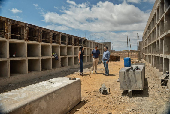 Continúa la ampliación del cementerio municipal de Arrecife