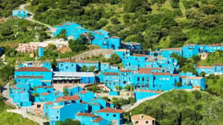 El "pueblo Pitufo" existe y aquí lo podrán encontrar 