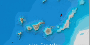 Un terremoto de baja magnitud se produjo en aguas cercanas a Lanzarote 