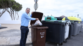El contenedor marrón se expande en Lanzarote: casi 800.000 euros para cambiar la gestión de residuos