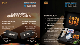 Conoce los súper abonos del Lava Live Festival
