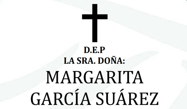 Fallece en Arrecife Margarita García Suárez a los 96 años