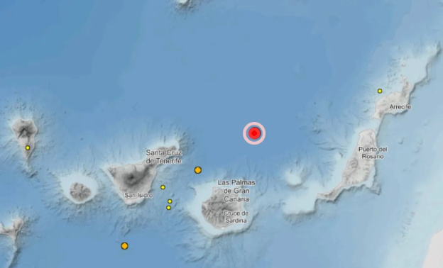El terremoto sí fue percibido en distintos puntos de Fuerteventura, pero por ahora no constan avisos de vecinos lanzaroteños que hayan notado el movimiento