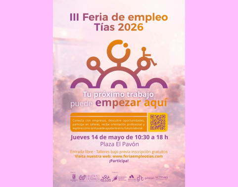 Llega la III Feria de Empleo de Tías
