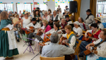 Los mayores de Arrecife celebran su canariedad Los mayores de Arrecife celebran su canariedad