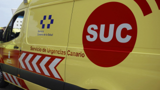 Aparatoso vuelco en Yaiza con un herido