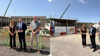 Avanzan a buen ritmo las obras de los dos grandes centros sociosanitarios de Lanzarote Avanzan a buen ritmo las obras de los dos grandes centros sociosanitarios de Lanzarote