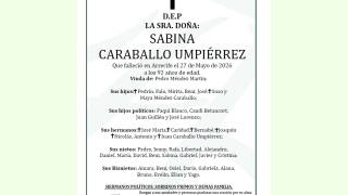 Fallece en Arrecife Sabina Caraballo Umpiérrez a los 92 años Fallece en Arrecife Sabina Caraballo Umpiérrez a los 92 años