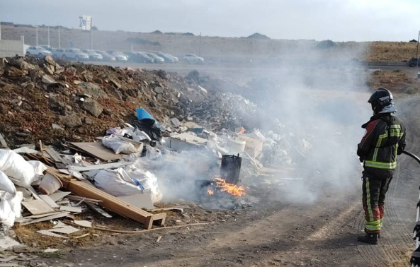 incendio escombros