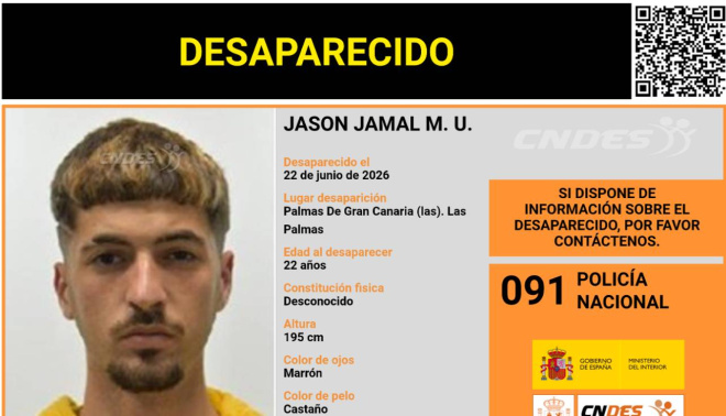 Buscan a un joven de 22 años desaparecido desde ayer