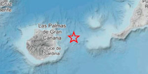 Se registra un terremoto de 3,9 entre Gran Canaria y Fuerteventura