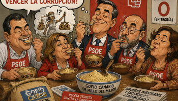 Al PSOE ni comiendo gofio de millo canario del mejor se le quita la supuesta corrupción