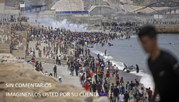Las invasiones inmigratorias de Ceuta y Canarias son hermanas