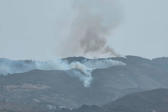El fuego se produjo en la Reserva Natural Especial de Los Marteles y mantiene un “alto riesgo” tras registrar hasta siete focos alineados bajo un tendido eléctrico El fuego se produjo en la Reserva Natural Especial de Los Marteles y mantiene un “alto riesgo” tras registrar hasta siete focos alineados bajo un tendido eléctrico