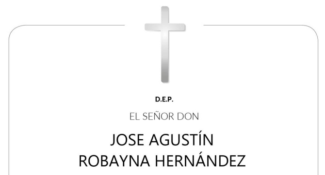 Fallece en Arrecife José Agustín Robayna Hernández