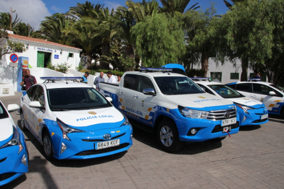 Coches patrulla San Bartolomé