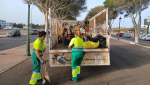 Turno para la limpieza del barrio de Las Salinas