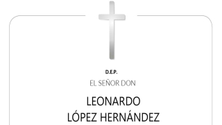 Fallece Leonardo López Hernández a los 77 años Fallece Leonardo López Hernández a los 77 años