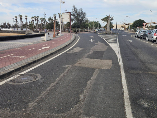 Arrecife restringirá el tráfico desde este lunes en la zona del Reducto por reasfaltado