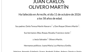 D.E.P. Juan Carlos Olivero Martín