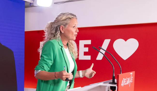 Montse Mínguez dimite como portavoz del PSOE tras la polémica por los 30 pisos