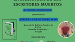 Miguel Aguerralde presenta en Arrecife 'La biblioteca de los escritores muertos'