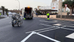 Arrecife reabre al tráfico la zona del Parque Temático tras su asfaltado