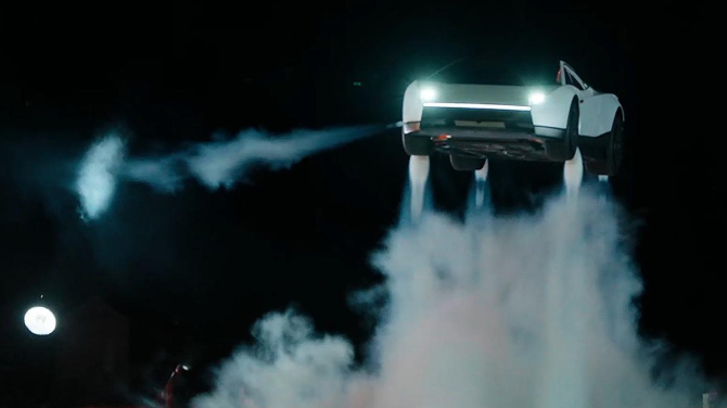 ¡El increíble coche volador que ha presentado Tesla!