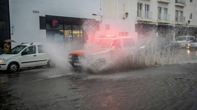 Llega la DANA: aviso amarillo en Lanzarote y La Graciosa por fuertes lluvias