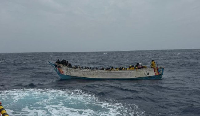 Llegan 54 inmigrantes más en otra patera Llegan 54 inmigrantes más en otra patera