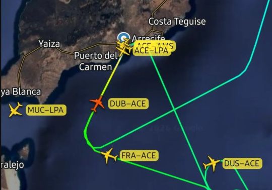 Un dron paraliza todas las operaciones del Aeropuerto César Manrique