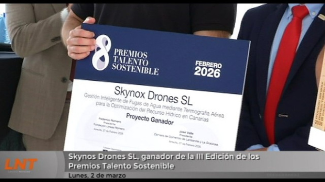 Skynox Drones SL, ganador de la III Edición de los Premios Talento Sostenible Skynox Drones SL, ganador de la III Edición de los Premios Talento Sostenible
