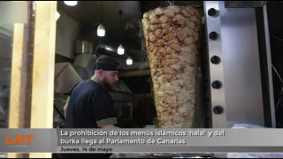 La prohibición de los menús islámicos ‘halal’ y del burka llega al Parlamento de Canarias La prohibición de los menús islámicos ‘halal’ y del burka llega al Parlamento de Canarias