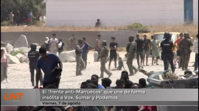 El "frente anti-Marruecos" que une de forma insólita a Vox, Sumar y Podemos El "frente anti-Marruecos" que une de forma insólita a Vox, Sumar y Podemos