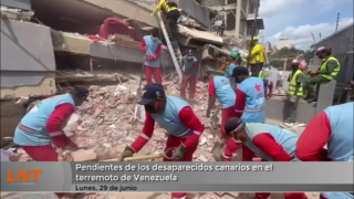 Pendientes de los desaparecidos canarios en el terremoto de Venezuela