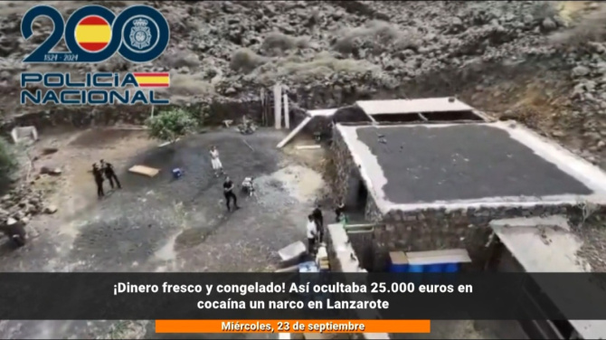 ¡Dinero fresco y congelado! Así escondía un narco 25.000 euros en Lanzarote