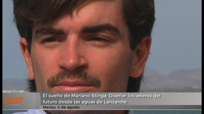 El sueño de Mariano Stinga: diseñar los veleros del futuro desde Lanzarote