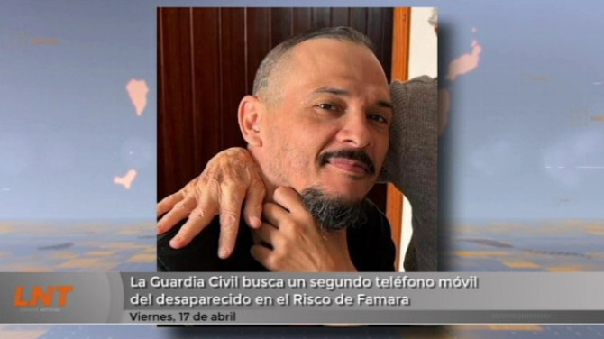 La Guardia Civil busca un segundo teléfono móvil del desaparecido en el Risco de Famara