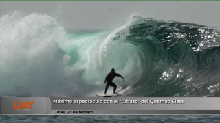 Máximo espectáculo con el "tubazo" del Quemao Class Máximo espectáculo con el "tubazo" del Quemao Class