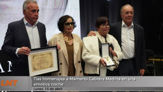 Tías se vuelca en el reconocimiento a Mamerto Cabrera Tías se vuelca en el reconocimiento a Mamerto Cabrera