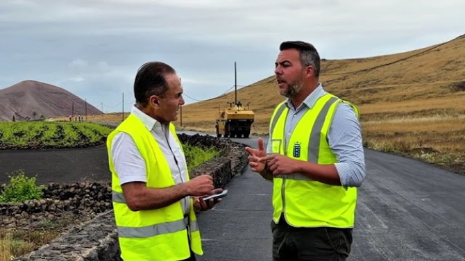Tras la "tormenta" del asfaltado de la carretera de El Peñón llega la calma