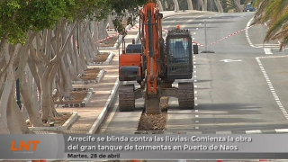 Arrecife se blinda contra las lluvias