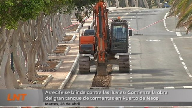 Arrecife se blinda contra las lluvias