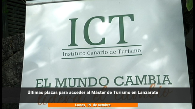 Últimas plazas para acceder al Máster de Turismo en Lanzarote
