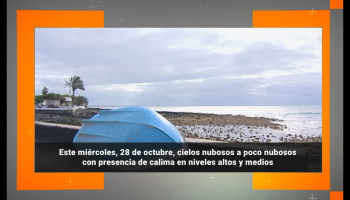 ¿Qué tiempo hará en Lanzarote el miércoles 28 de octubre?