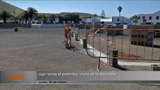 Uga revive la polémica del “muro de la discordia” Uga revive la polémica del “muro de la discordia”
